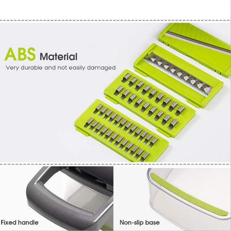Vegetable Chopper 15 in 1 Vegetable Cutter Household Potato Chopper