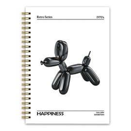 NaZaUK Spiral Journal Notebook, Trendy Preppy Cute Notebook, Y2K Notebook Journal, Journaling Notebooks for Women, College Ruled Spiral Notebook, Hardcover Spiral Notebook 5.5 x 8.3