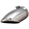 ANR Muffler Cutter, Universal Slash, Silver, Downward, Single, Stainless Steel