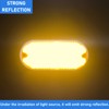 Reflector Self Adhesive Oval 114X50mm Safety Waterproof Stick on for