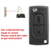 2 Buttons For Citroen C3 Picasso C1 C2 Dispatch Car