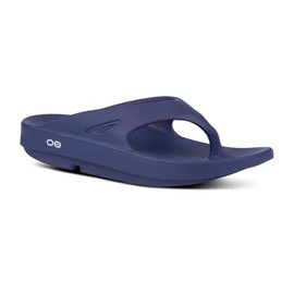 OOFOS OOriginal Recovery Sandal, Midnight Navy - Women’s Size 10, Men’s Size 8