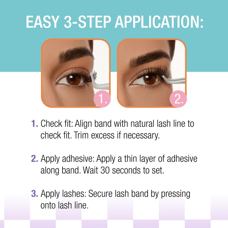 Ardell Winks Self Adhesive Eyelashes – Jewel Style, Press on