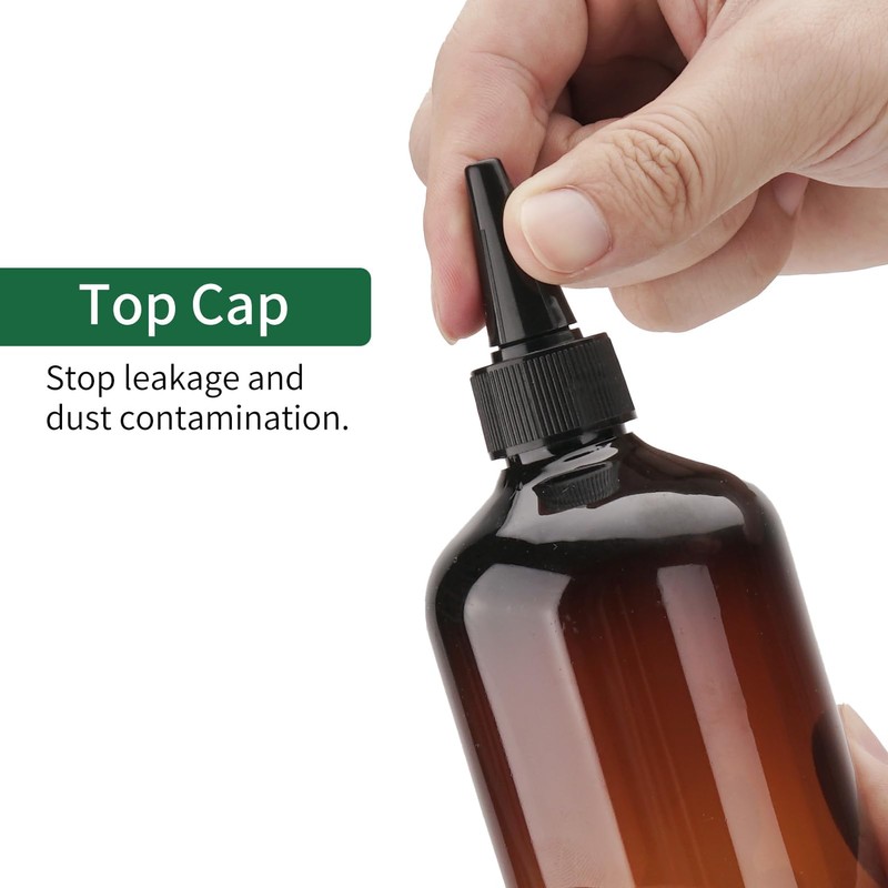 Decorniqu 2 PCS Hair Oil Applicator Bottle 500ml Applicator Bottle