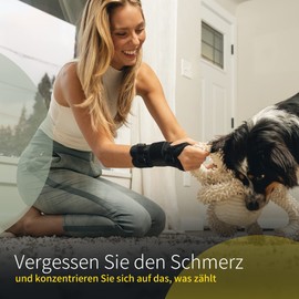 BraceUP BraceUP Handgelenkstütze mit Metall Linke und Rechte Hand - Handgelenkbandage, Handgelenk Bandagen, für SehnenscheidenEntzündung (L/XL, Linke Hand)