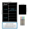 JJPRO Magnetic Dry Erase Menu Blackboard for Fridge-Weekly Meal Planner