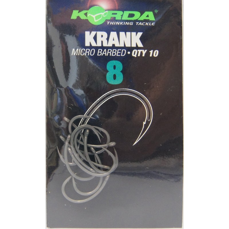 Korda Krank Size 4 Carp Fishing Hooks | Barbed |