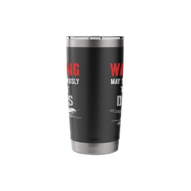 Funny MAY SPONTANEOUSLY TALK ABOUT DRONES FPV Quad UAV Gag Stainless Steel Insulated Tumbler