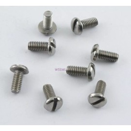W5SWL Bird Watt Meter Connector Type Screws Thick Flange Slotted Head 8-pack - W5SWL