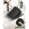 Garoopion Leakproof Car Trash Can, 1.9 Gallon Soft Silicone Hanging
