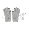 USB Heated Gloves Thicken Detachable Electronic Warming Knitted Gloves for