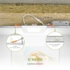 ASD 6 Pack LED Square Recessed Lighting 3 Inch, 5