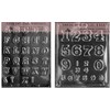 Alphabet & Number Plastic Chocolate Candy Mold full A–Z alphabet