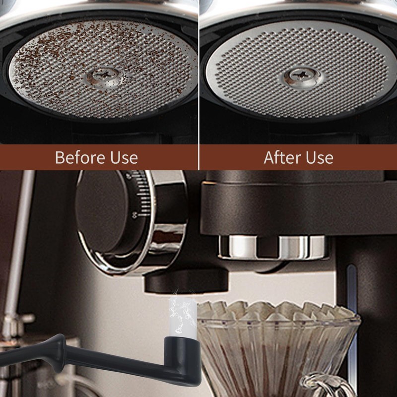 6 Brush Espresso Brush Set, Coffee Brush Set, Professional Coffee