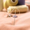 12pcs Self Easy Threading Needles, 3 Sizes Side Hanging Needles