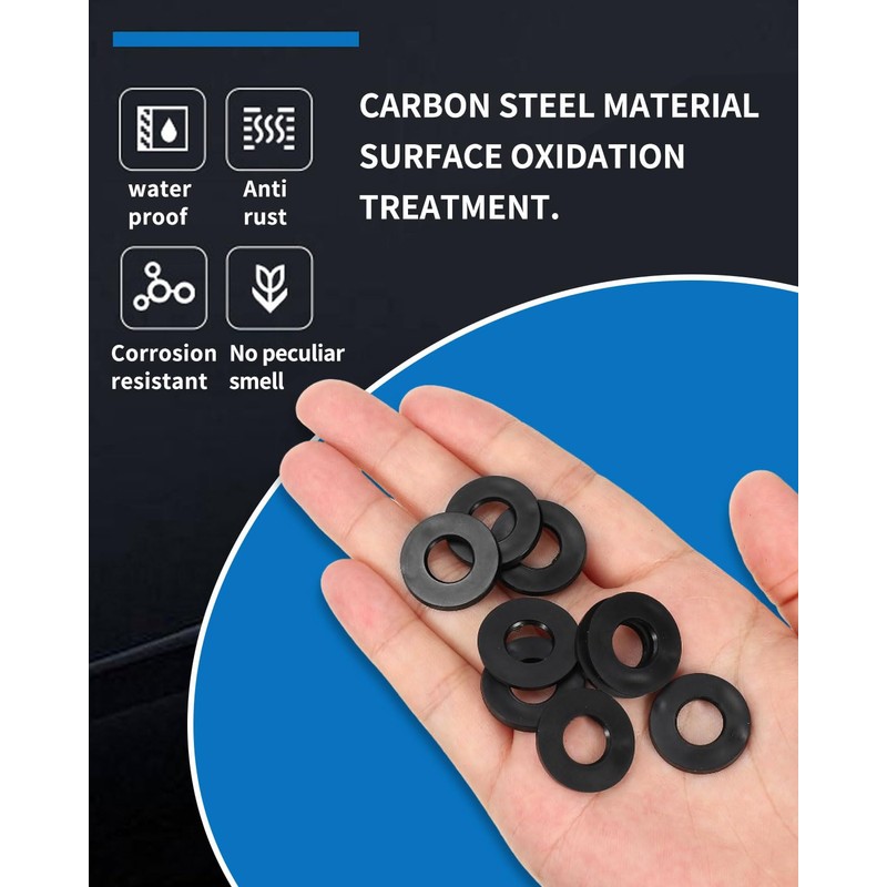 IPNSDON 20pcs M10 Gaskets, Inner Diameter 10mm, Outer Diameter 20mm,