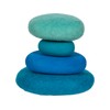 goki 58345 Evolution - Boulders, Stackable Stones Made of Wool