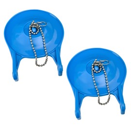 Toilet Flapper 3 Inch Compatible with Gerber 99-788, 2 Pack Blue Rubber Toilet Flush Valve Replacement Kit Fits Most Toilets High Performance Water Saving, Easy to Install