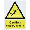 Seco Caution Slippery Surface Sign, 150mm x 200mm - 1mm