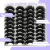 IFSOWDRA Mink Lashes Wispy 20mm 3D Volume Full Dramatic Faux
