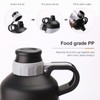 2000ML 64oz Sports Plastic Water Bottle Handgrip Space Sports for