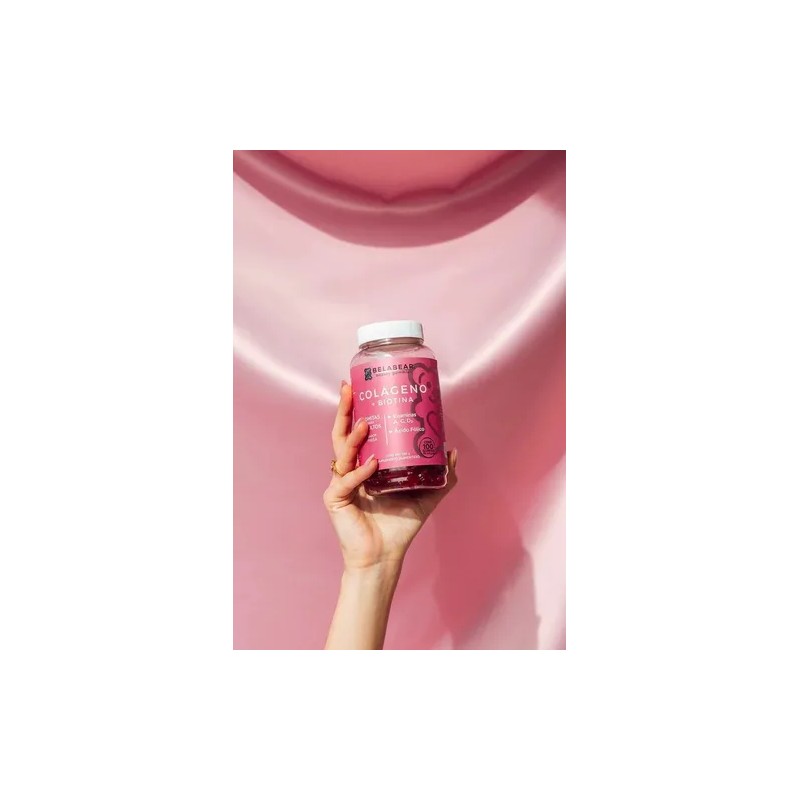 100 Gomitas Colágeno + Biotina Belabear Vitamina A, C Y