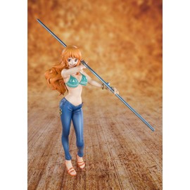 Figuarts Zero One Piece Thief Cat Nami, Approx. 5.9 inches (150 mm), ABS & PVC, Pre-painted Complete Figure
