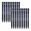 CLARO Trion+ Ballpoint Pens, BLACK, Medium Point (1.0mm), Pack of
