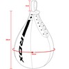 RDX Boxing Ball Maya Hide Leather Set, Speedball Hanging, Punching