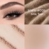 KYDA Single Matte Eyeshadow, Nude Beige Brown Eyeshadow, Ultra-fine Smooth