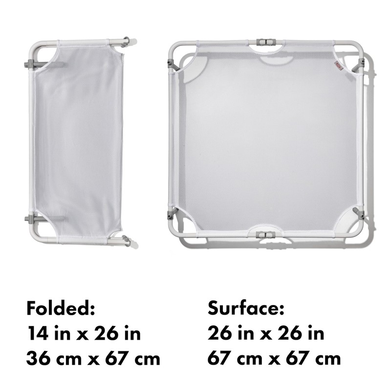 OXO Good Grips Folding Sweater Dryer, White, 26" sq. x