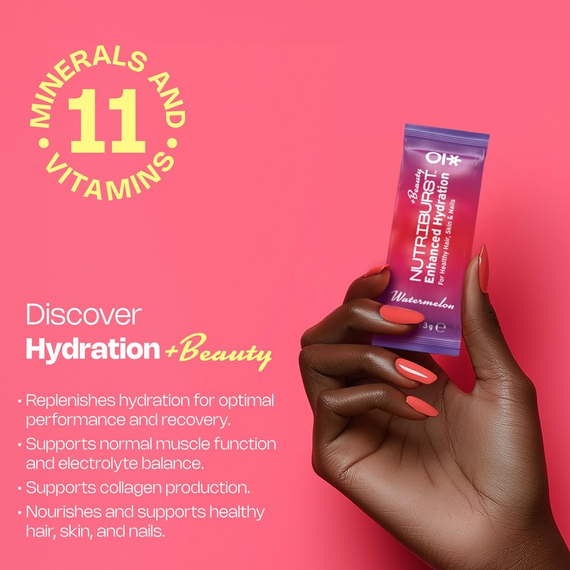 Nutriburst - Enhanced Hydration + Beauty - Electrolytes + 11