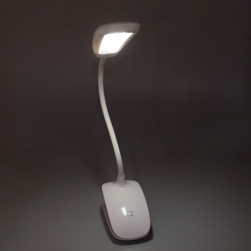 Clip Light USB Rechargeable 3 Speed Touch Foldable Flexible Gooseneck