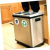 Operitacx 6 Labels/kit Recycling Stickers for Bins Visible Waterproof Decals