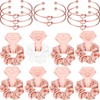 WILLBOND 8 Gomas para Pelo de Satén Scrunchy de Despedida