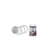 Pezzetti 6 Cup Washers and Filter Moka Pot, White