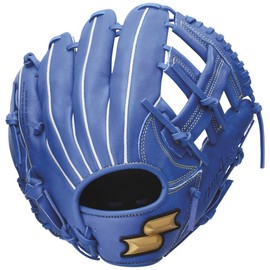 SSK WJG324-60 Boys Soft Glove All-round Baseball Gloves Junior Windream (Blue/FF/Jr)