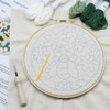 Attuslla 3 Set Embroidery Starter Kits for Beginner, Punch Needle