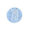 Unique Glitz 70Th Birthday Badge, Blue