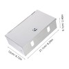 Operitacx Lockable Stainless Steel Socket Cover Heavy Duty Waterproof Electrical