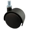 TRUSCO TDG40M8 Screw-In Twin Wheel Caster, Nylon Wheel, Swivel Caster, Φ1.6 inches (40 mm), M8