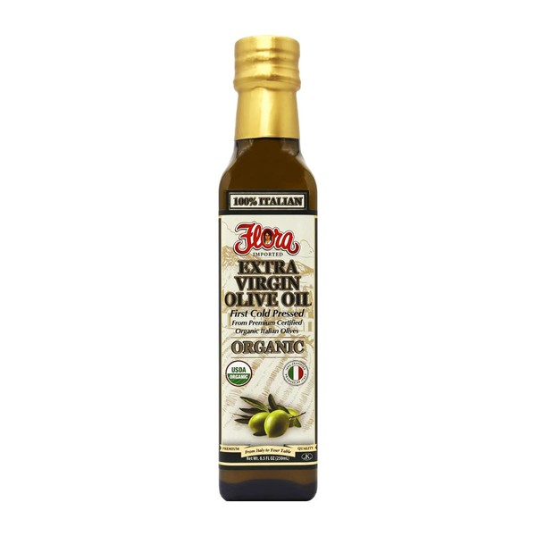 Extra Virgin Olive Oil by Flora Foods – 250ml (Organic & Cold Pressed)