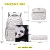 EKUIZAI 3Pcs Daisy Prints Backpack for Girls Bookbag set Primary