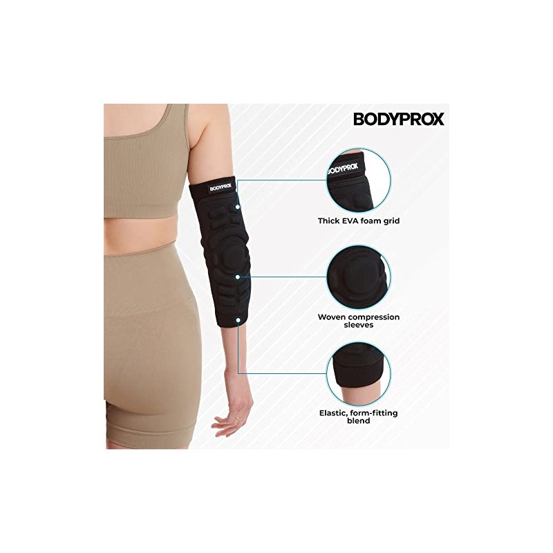 Bodyprox - Almohadillas de protección para coderas, 1 par (mediano),