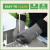 GEEKHOM BBQ Gloves Heat Resistant Oven Mitts - Silicone Grilling