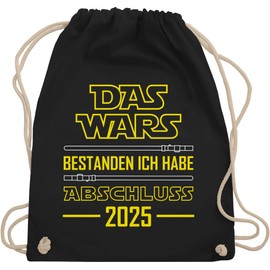 Shirtracer - Graduation & graduation 2022 gifts – The Wars passed I have graduation 2022 – gym bag and fabric bag made of cotton, 1 black, Einheitsgröße