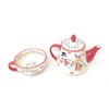 Temp-tations Tea for One: Stackable TeaPot & Tea Cup/Mug, Stoneware