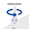 SCHWAIGER 661552 Intermediate Socket PIR Motion Sensor Socket Adapter Light