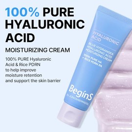BeginS by JUNGSAEMMOOL Crema hidratante de ácido hialurónico Blue Hydrangea
