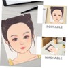 LALAFINA Beginner's Face Painting Kit 2pcs Practice Board Templates for